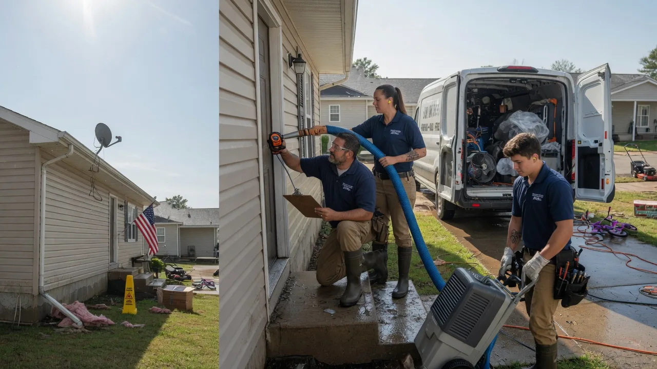 Ceiling Water Damage Restoration in Montpelier, IA near me